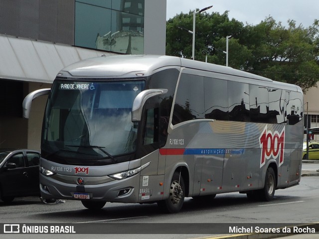 Auto Viação 1001 RJ 108.1123 na cidade de Rio de Janeiro, Rio de Janeiro, Brasil, por Michel Soares da Rocha. ID da foto: 8889016.