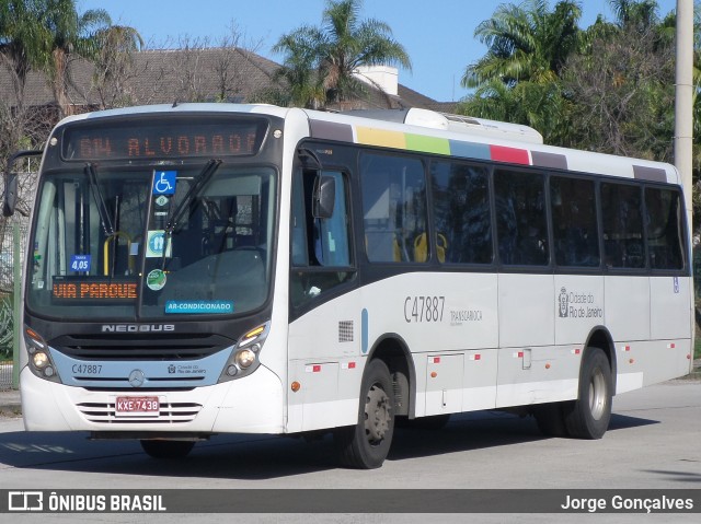 Viação Redentor C47887 na cidade de Rio de Janeiro, Rio de Janeiro, Brasil, por Jorge Gonçalves. Número da foto: #8889077.