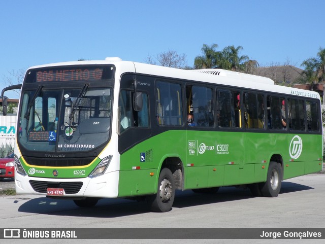 Tijuquinha - Auto Viação Tijuca C50207 na cidade de Rio de Janeiro, Rio de Janeiro, Brasil, por Jorge Gonçalves. Número da foto: #8889116.