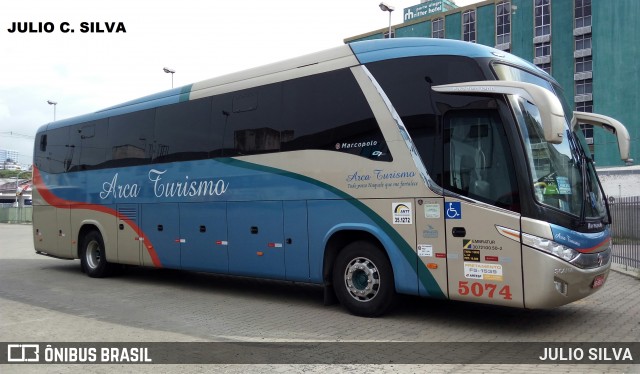 Arca Turismo 5074 na cidade de Porto Alegre, Rio Grande do Sul, Brasil, por JULIO SILVA. Número da foto: #8890856.