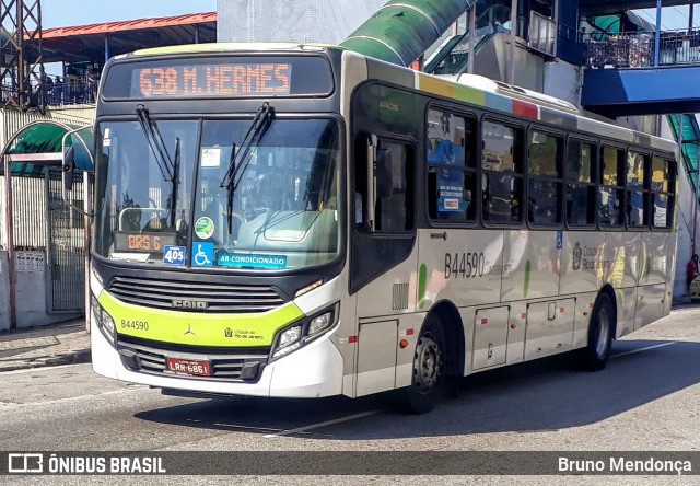 Auto Viação Três Amigos B44590 na cidade de Rio de Janeiro, Rio de Janeiro, Brasil, por Bruno Mendonça. Número da foto: #8889001.