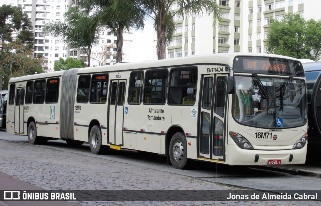 Viação Tamandaré 16M71 na cidade de Curitiba, Paraná, Brasil, por Jonas de Almeida Cabral. ID da foto: 8889145.