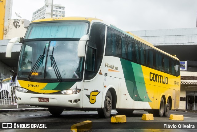 Empresa Gontijo de Transportes 14140 na cidade de Belo Horizonte, Minas Gerais, Brasil, por Flávio Oliveira. ID da foto: 8891267.