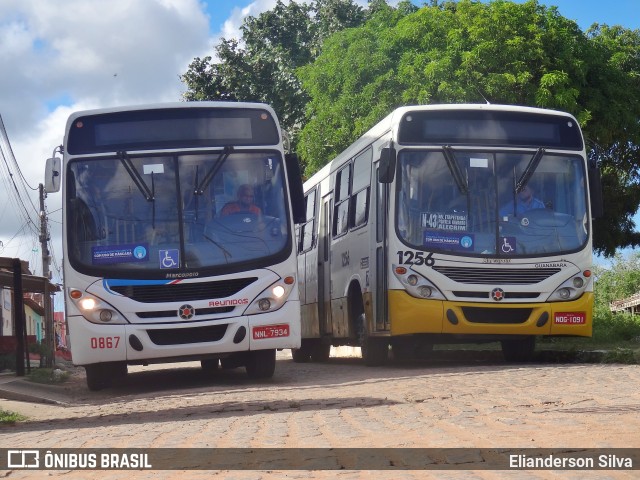 Reunidas Transportes Urbanos 0867 na cidade de Natal, Rio Grande do Norte, Brasil, por Elianderson Silva. ID da foto: 8889018.