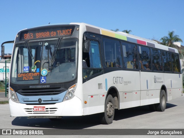Viação Redentor C47721 na cidade de Rio de Janeiro, Rio de Janeiro, Brasil, por Jorge Gonçalves. Número da foto: #8889110.