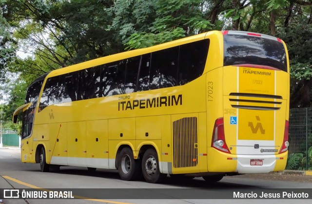 Viação Itapemirim 17023 na cidade de São Paulo, São Paulo, Brasil, por Marcio Jesus Peixoto. ID da foto: 8889083.