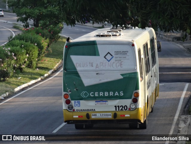 Transportes Guanabara 1120 na cidade de Natal, Rio Grande do Norte, Brasil, por Elianderson Silva. ID da foto: 8890535.