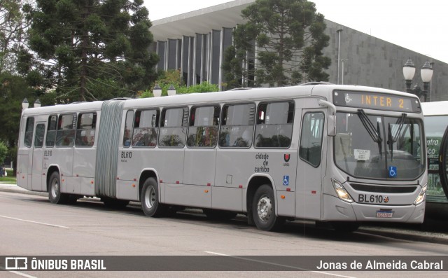 Transporte Coletivo Glória BL610 na cidade de Curitiba, Paraná, Brasil, por Jonas de Almeida Cabral. Número da foto: #8889101.