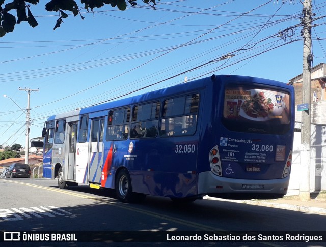 Transportes Capellini 32.060 na cidade de Campinas, São Paulo, Brasil, por Leonardo Sebastiao dos Santos Rodrigues. ID da foto: 8889239.