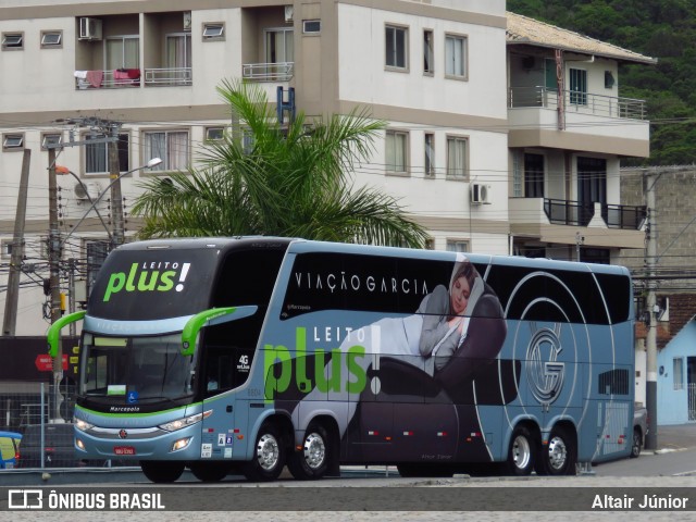 Viação Garcia 8804 na cidade de Balneário Camboriú, Santa Catarina, Brasil, por Altair Júnior. ID da foto: 8890977.