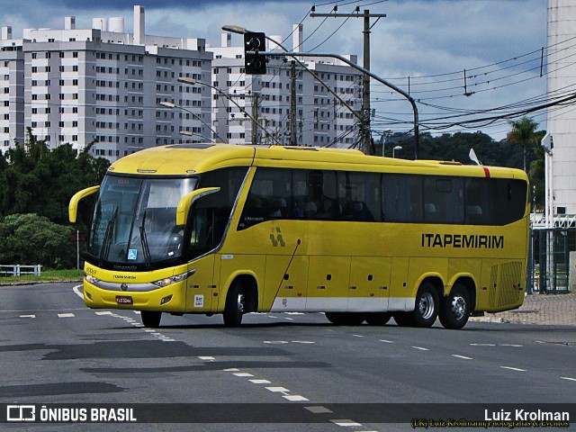 Viação Itapemirim 60069 na cidade de Juiz de Fora, Minas Gerais, Brasil, por Luiz Krolman. Número da foto: #8889525.