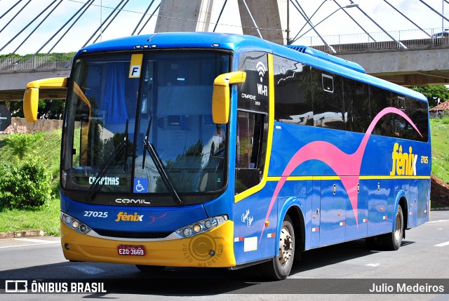 Rápido Expresso Fênix Viação 27025 na cidade de Campinas, São Paulo, Brasil, por Julio Medeiros. Número da foto: #8889734.