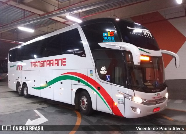 Transmariane Turismo 1450 na cidade de São Paulo, São Paulo, Brasil, por Vicente de Paulo Alves. Número da foto: #8953975.