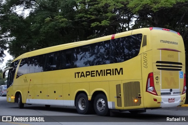 Viação Itapemirim 60693 na cidade de São Paulo, São Paulo, Brasil, por Rafael H.. Número da foto: #8956145.