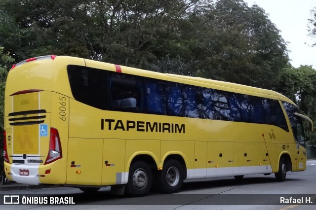 Viação Itapemirim 60065 na cidade de São Paulo, São Paulo, Brasil, por Rafael H.. Número da foto: #8955701.