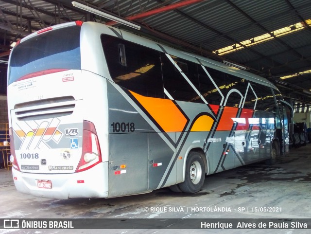 VB Transportes e Turismo 10018 na cidade de Hortolândia, São Paulo, Brasil, por Henrique Alves de Paula Silva. Número da foto: #8955043.