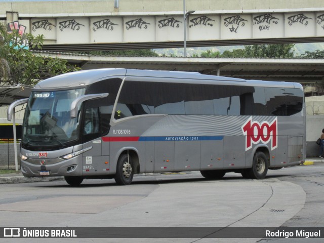 Auto Viação 1001 RJ 108.1096 na cidade de Rio de Janeiro, Rio de Janeiro, Brasil, por Rodrigo Miguel. Número da foto: #8956322.