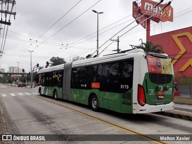 Metra - Sistema Metropolitano de Transporte 8179 na cidade de Diadema, São Paulo, Brasil, por Welton Xavier. ID da foto: 8953990.