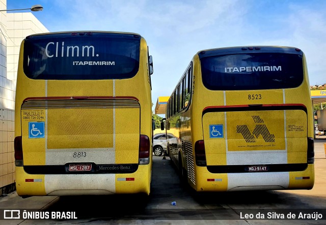 Viação Itapemirim 8813 na cidade de Governador Valadares, Minas Gerais, Brasil, por Leo da Silva de Araújo. Número da foto: #8953980.