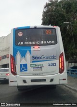 Viação Galo Branco 5.012 na cidade de São Gonçalo, Rio de Janeiro, Brasil, por Luiz Eduardo Lopes da Silva. Número da foto: #8954426.