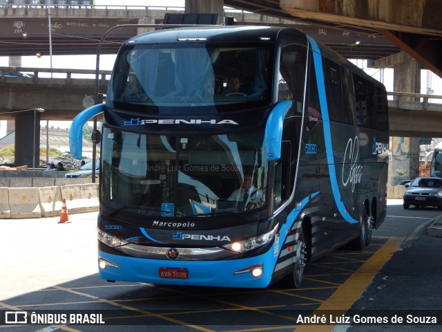 Empresa de Ônibus Nossa Senhora da Penha 53080 na cidade de Rio de Janeiro, Rio de Janeiro, Brasil, por André Luiz Gomes de Souza. Número da foto: #8981606.