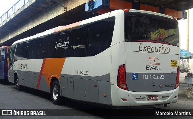 Evanil Transportes e Turismo RJ 132.023 na cidade de Nova Iguaçu, Rio de Janeiro, Brasil, por Marcelo Martins. ID da foto: 8979971.