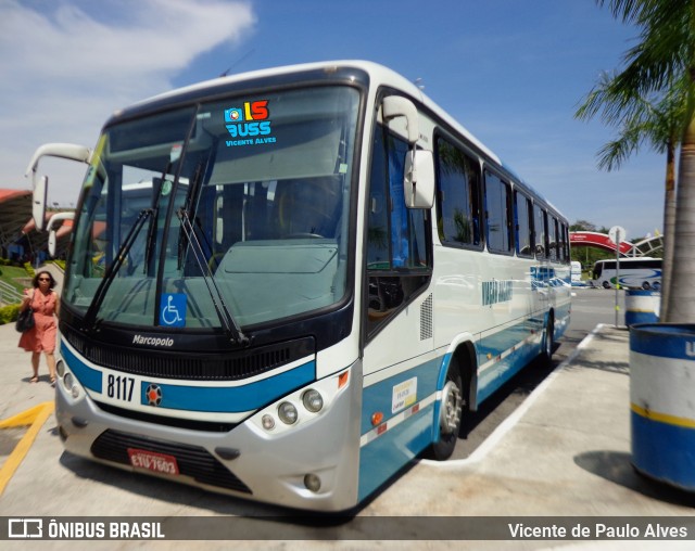 Viação Jacareí 8117 na cidade de Aparecida, São Paulo, Brasil, por Vicente de Paulo Alves. Número da foto: #8980755.