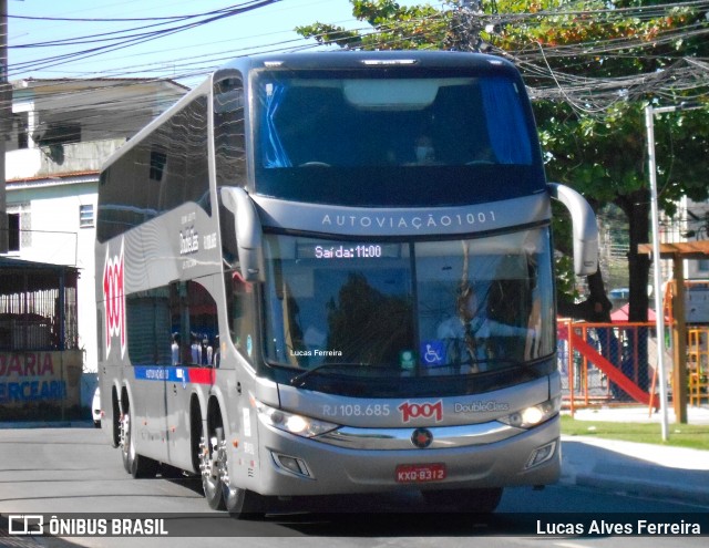 Auto Viação 1001 RJ 108.685 na cidade de Nova Iguaçu, Rio de Janeiro, Brasil, por Lucas Alves Ferreira. ID da foto: 8981734.