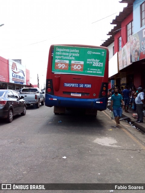 Transporte São Pedro 9796 na cidade de Castanhal, Pará, Brasil, por Fabio Soares. Número da foto: #8980487.