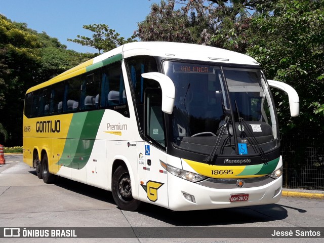 Empresa Gontijo de Transportes 18695 na cidade de São Paulo, São Paulo, Brasil, por Jessé Santos. ID da foto: 8982016.