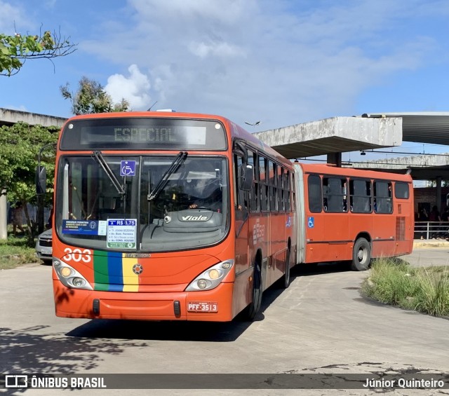 Borborema Imperial Transportes 303 na cidade de Recife, Pernambuco, Brasil, por Júnior Quinteiro. ID da foto: 8981251.