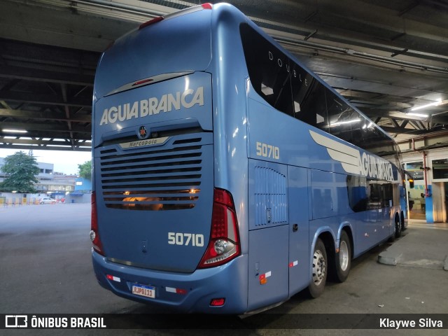 Viação Águia Branca 50710 na cidade de Rio de Janeiro, Rio de Janeiro, Brasil, por Klaywe Silva. Número da foto: #8980749.