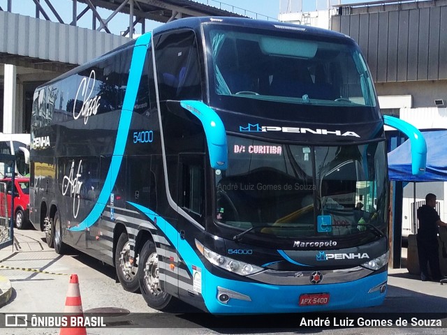 Empresa de Ônibus Nossa Senhora da Penha 54000 na cidade de Rio de Janeiro, Rio de Janeiro, Brasil, por André Luiz Gomes de Souza. ID da foto: 8981641.