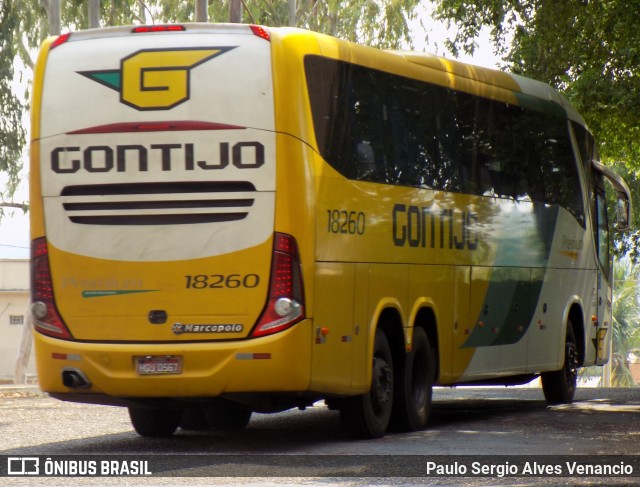 Empresa Gontijo de Transportes 18260 na cidade de Cuiabá, Mato Grosso, Brasil, por Paulo Sergio Alves Venancio. ID da foto: 8980528.