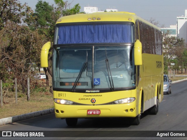 Viação Itapemirim 8911 na cidade de Brasília, Distrito Federal, Brasil, por Agnel Gomes. Número da foto: #8981693.