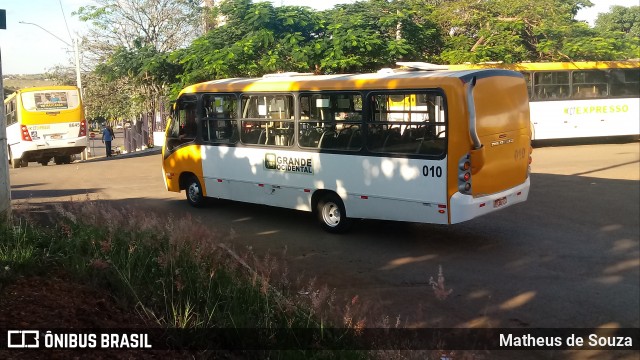 Grande Ocidental 010 na cidade de Luziânia, Goiás, Brasil, por Matheus de Souza. Número da foto: #8981392.