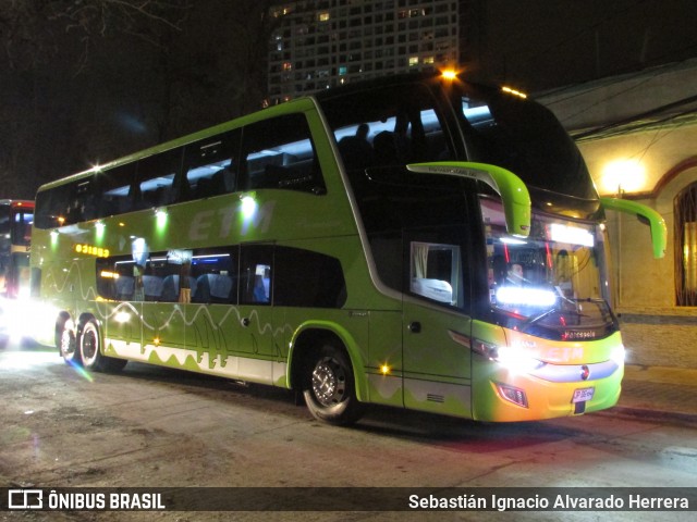 ETM - Empresa de Transporte Maullín 310 na cidade de Estación Central, Santiago, Metropolitana de Santiago, Chile, por Sebastián Ignacio Alvarado Herrera. Número da foto: #8980731.