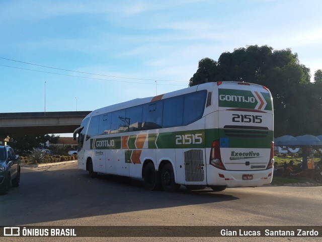 Empresa Gontijo de Transportes 21515 na cidade de Ji-Paraná, Rondônia, Brasil, por Gian Lucas  Santana Zardo. ID da foto: 8981554.