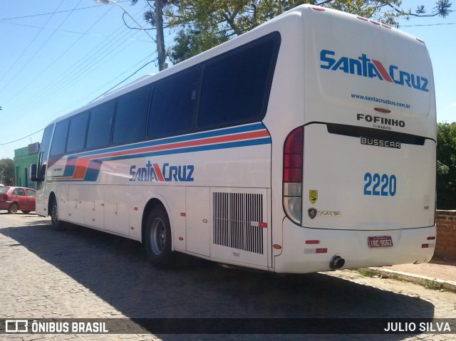 VUSC - Viação União Santa Cruz 2220 na cidade de Encruzilhada do Sul, Rio Grande do Sul, Brasil, por JULIO SILVA. Número da foto: #8981688.
