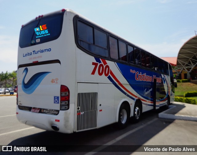 Viação Cristiano Morais 700 na cidade de Aparecida, São Paulo, Brasil, por Vicente de Paulo Alves. Número da foto: #8980764.