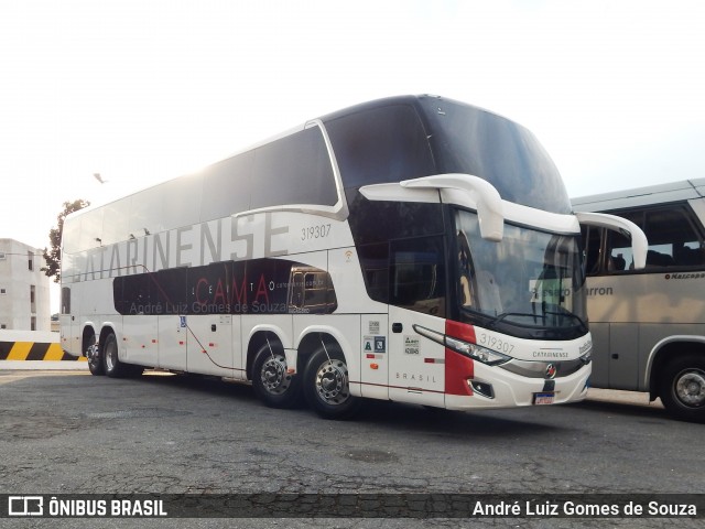 Auto Viação Catarinense 319307 na cidade de Aparecida, São Paulo, Brasil, por André Luiz Gomes de Souza. ID da foto: 8981296.