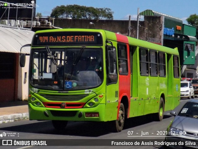 Viação Santana 02782 na cidade de Teresina, Piauí, Brasil, por Francisco de Assis Rodrigues da Silva. ID da foto: 8984845.