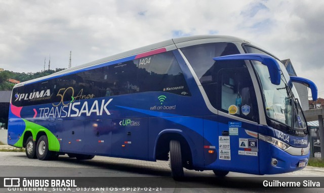 Trans Isaak Turismo 1404 na cidade de Santos, São Paulo, Brasil, por Guilherme Silva. Número da foto: #8983610.