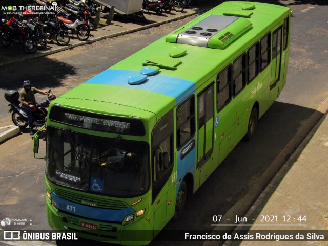 Taguatur - Taguatinga Transporte e Turismo 03471 na cidade de Teresina, Piauí, Brasil, por Francisco de Assis Rodrigues da Silva. ID da foto: 8984884.