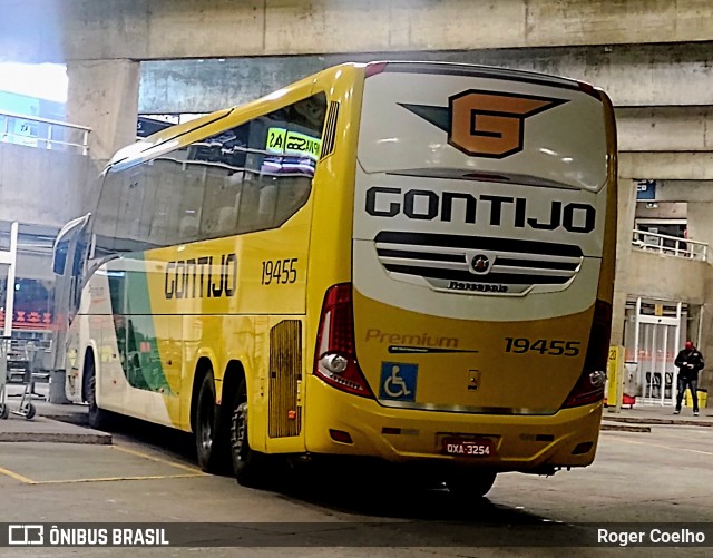 Empresa Gontijo de Transportes 19455 na cidade de Curitiba, Paraná, Brasil, por Roger Coelho. ID da foto: 8983670.