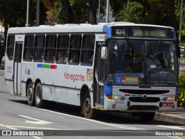 Consórcio Navegantes - 02 > Viação São Jorge > Transurb Transporte Urbano 02102 na cidade de João Pessoa, Paraíba, Brasil, por Rennan Lima. Número da foto: #8984969.