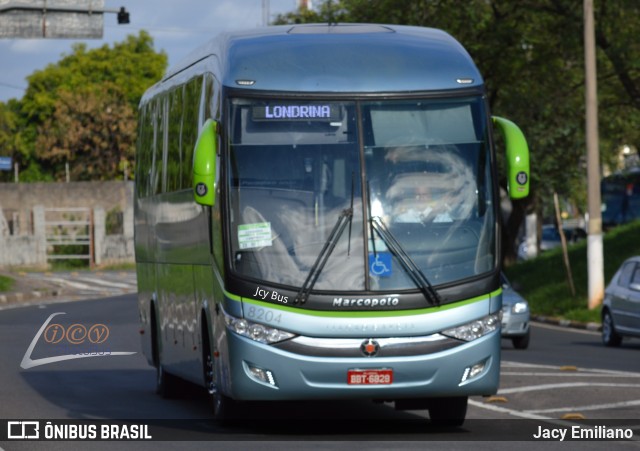 Viação Garcia 8204 na cidade de Campinas, São Paulo, Brasil, por Jacy Emiliano. Número da foto: #8982894.