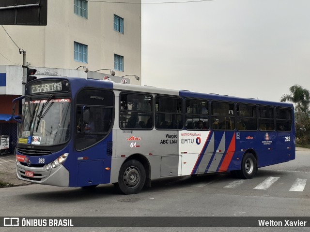 Auto Viação ABC 263 na cidade de Diadema, São Paulo, Brasil, por Welton Xavier. ID da foto: 8983579.