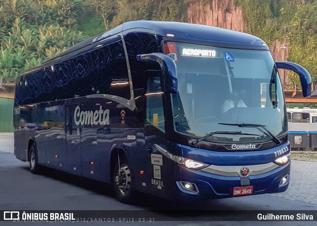 Viação Cometa 719633 na cidade de Santos, São Paulo, Brasil, por Guilherme Silva. ID da foto: 8983664.