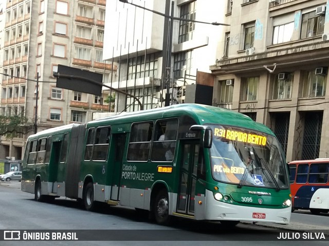 Sudeste Transportes Coletivos 3095 na cidade de Porto Alegre, Rio Grande do Sul, Brasil, por JULIO SILVA. ID da foto: 8987215.